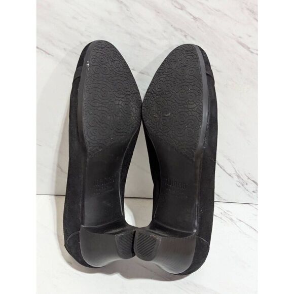 Munro Women's Black Comfort Slip-On Round Toe Pumps Size 6 - Picture 8 of 11
